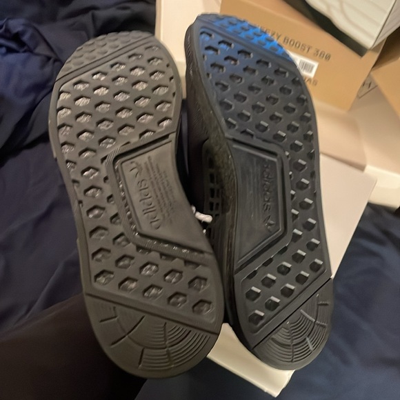 Adidas Hu NMD size 11.5 triple black, Pharrell, Gently used 9.5/10 - Picture 6 of 8